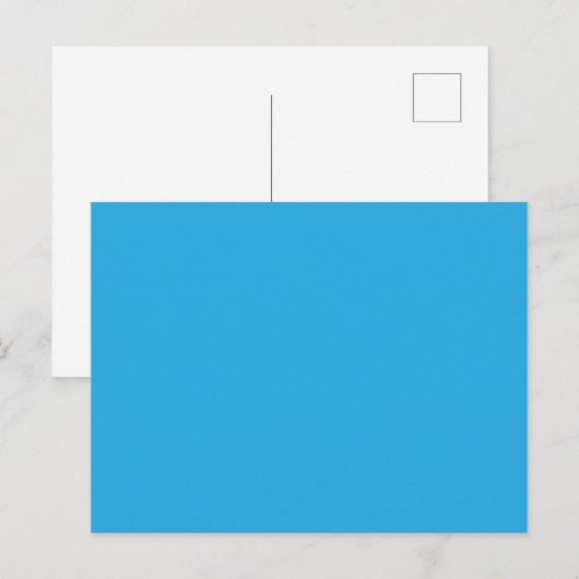 Flat Sky Blue Background for Web & Print Uitnodiging Briefkaart (Voorkant / Achterkant)