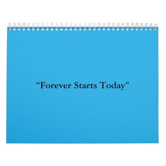 Flat Sky Blue Background – Wedding Texture Kalender (Hoes)