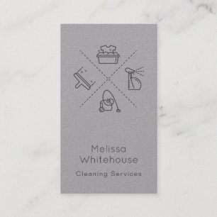 Flat Slank Modern Cleaning Services Visitekaartje
