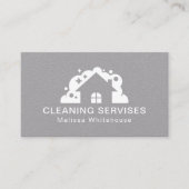 Flat Slank Modern Cleaning Services Visitekaartje (Voorkant)