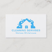 Flat Slank Modern Cleaning Services Visitekaartje (Voorkant)