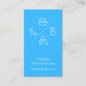 Flat Slank Modern Cleaning Services Visitekaartje (Voorkant)