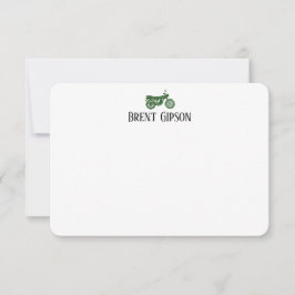 Flat Stationary Note Card Notitiekaartje