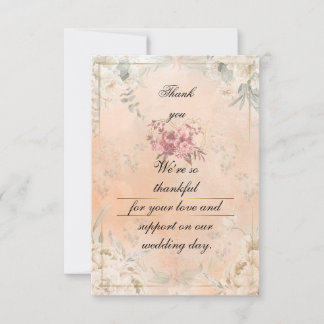 Flat Thank You Card Bedankkaart