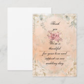 Flat Thank You Card Bedankkaart (Voorkant / Achterkant)