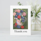 Flat Thank You Card Bedankkaart (Staand voorkant)