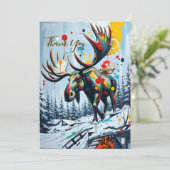 Flat Thank You Card Bedankkaart (Staand voorkant)