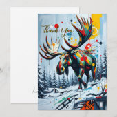 Flat Thank You Card Bedankkaart (Voorkant / Achterkant)