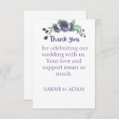 Flat Thank You Card Bedankkaart (Voorkant / Achterkant)