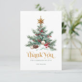 Flat Thank You Card Bedankkaart (Staand voorkant)