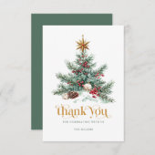 Flat Thank You Card Bedankkaart (Voorkant / Achterkant)