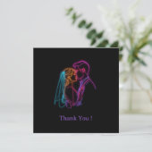 Flat Thank You Card Bedankkaart (Staand voorkant)