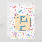 Flat Thank You Card Bedankkaart (Voorkant)