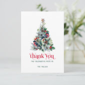 Flat Thank You Card Bedankkaart (Staand voorkant)
