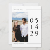 Flat Thank You Card Bedankkaart (Voorkant)