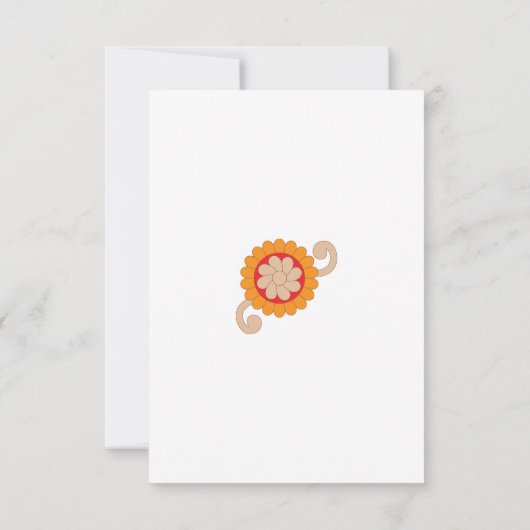 Flat Thank You Card Bedankkaart (Achterkant)