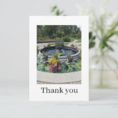 Flat Thank You Card Bedankkaart (Staand voorkant)