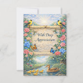 Flat Thank You Card Bedankkaart (Voorkant)