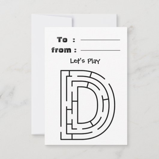 Flat Thank You Card Bedankkaart (Achterkant)