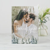 Flat Thank You Card Bedankkaart (Staand voorkant)