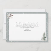 Flat Thank You Card Bedankkaart (Achterkant)