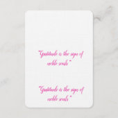 Flat Thank You Card, trendinng usa Bedankkaart (Achterkant)