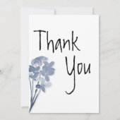 Flat Thank You Card voor de bruiloft Bedankkaart (Achterkant)
