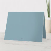 Flat Thank You Card voor een bruidsdouche. Bedankkaart (Achterkant)