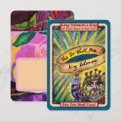 Flat Thank You Note of Encouragement Bedankkaart (Voorkant / Achterkant)