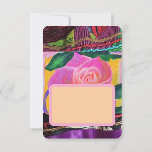 Flat Thank You Note of Encouragement Bedankkaart (Achterkant)