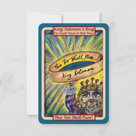 Flat Thank You Note of Encouragement Bedankkaart (Voorkant)