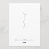 Flat Thanksgiving Card Feestdagenkaart (Achterkant)