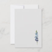 Flat Thinking of You Bloemen Kaart (Achterkant)