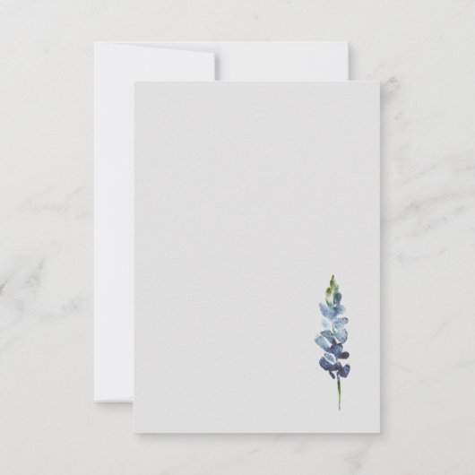 Flat Thinking of You Bloemen Kaart (Achterkant)