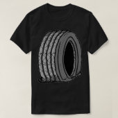 Flat Tire T-shirt (Design voorkant)