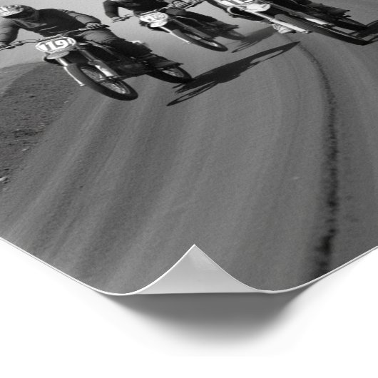 Flat track racing poster (Hoek)