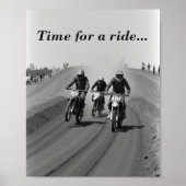 Flat track racing poster (Voorkant)