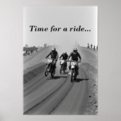 Flat track racing poster (Voorkant)