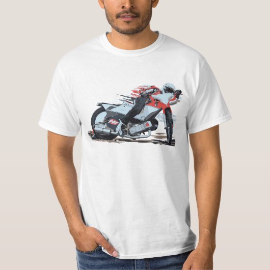 Flat Track & Speedway Motorcycle Racing #5 T-shirt (Voorkant)