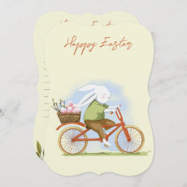 Flat vakantie Kaart "Happy Easter" .