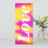 Flat Valentines day card. Kaart (Staand voorkant)