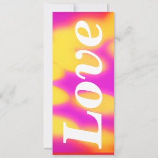 Flat Valentines day card. Kaart