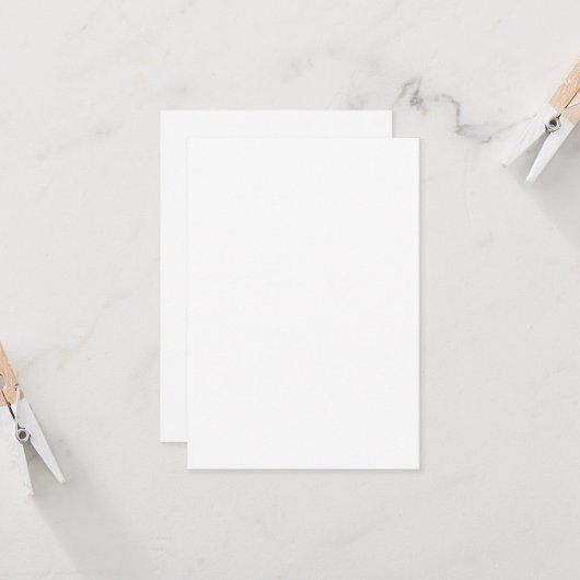 Flat Wenskaart Creëer uw eigen ontwerp Kaart (Voorkant / Achterkant in situ)