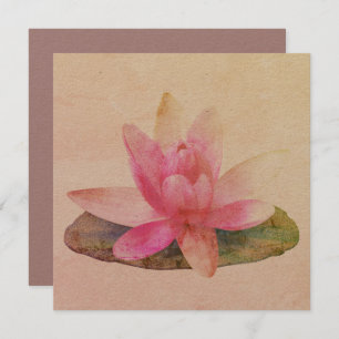 FLAT-WENSKAART: PINK LOTUS KAART