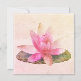 FLAT-WENSKAART: PINK LOTUS KAART