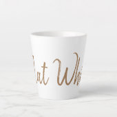 Flat White-koffieliefhebbers espresso Latte Mok (Voorkant)