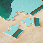 Flat White Latte Cappuccino Coffee Shop House Café Legpuzzel (Zijkant)