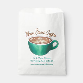 Flat White Latte Cappuccino Koffiezaak Huis Café Bedankzakje