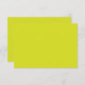 Flat Yellow Background – Back-to-School Texture Bedankkaart (Voorkant / Achterkant)
