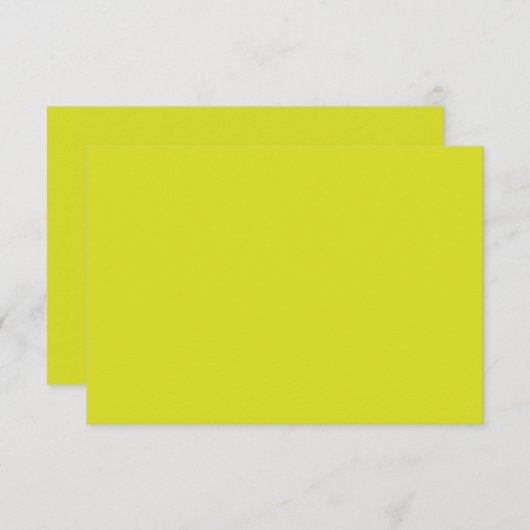 Flat Yellow Background – Back-to-School Texture Bedankkaart (Voorkant / Achterkant)
